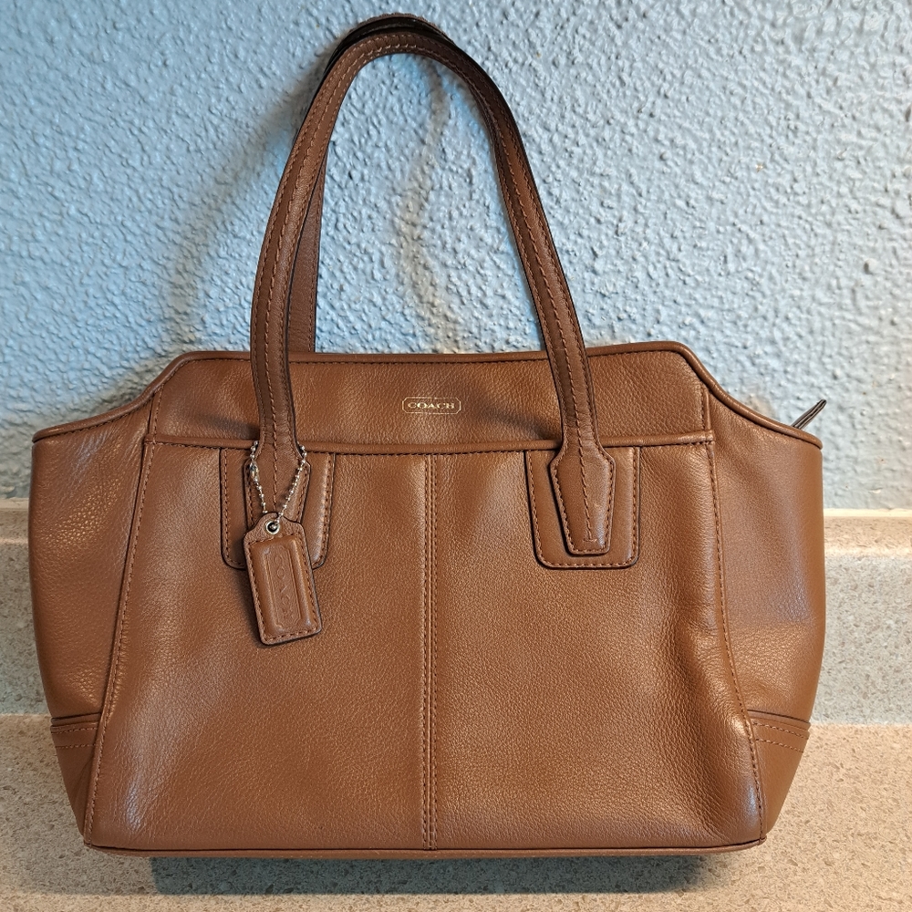 Coach Brown Satchel Crossbody Bag